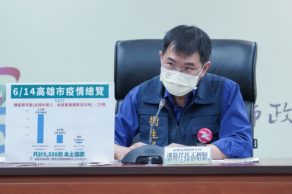 ▲針對高雄市政府所採購美商富樂快篩試劑疑似品管線異常，衛生局簡任技正潘炤穎今天表示，民眾有疑慮也會提供退換貨服務。(圖／高市府提供)