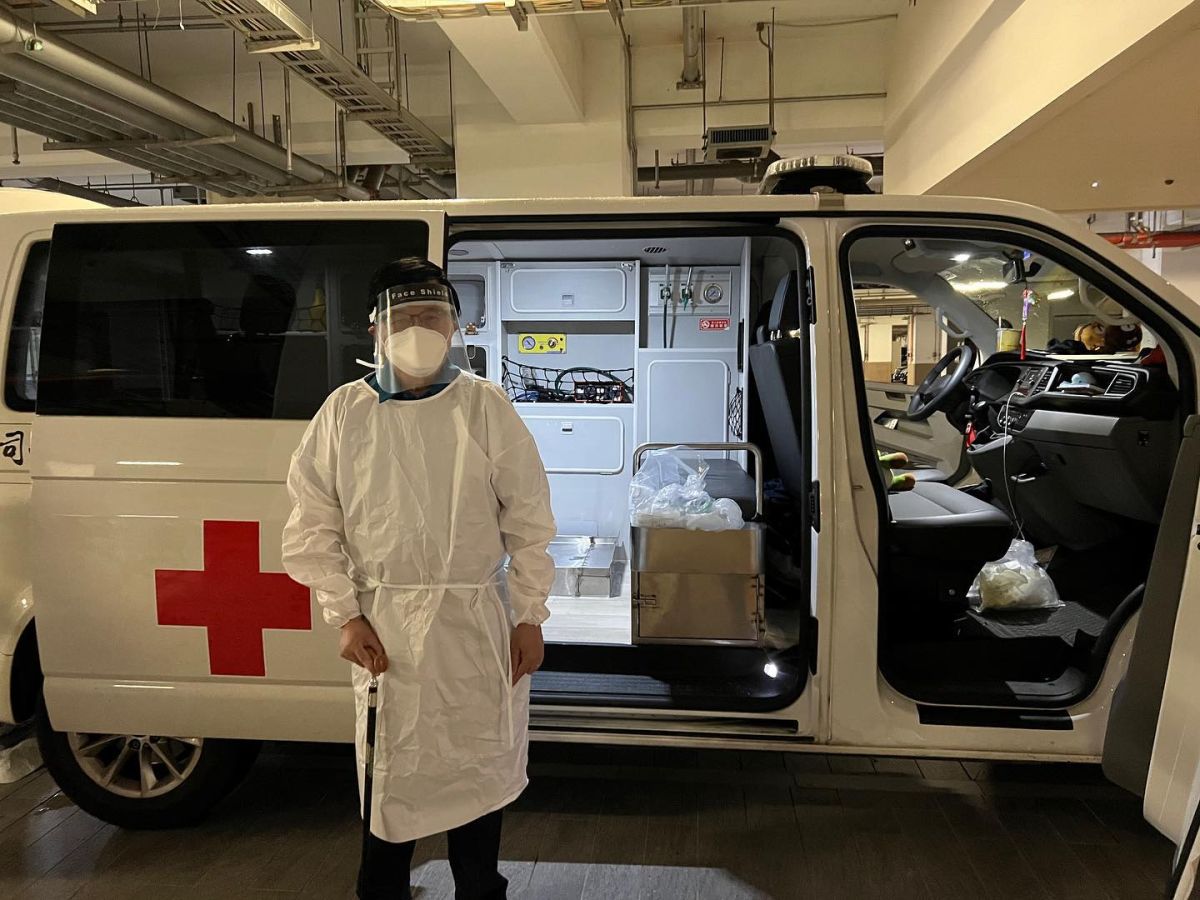 ▲陳水扁在臉書表示，太太吳淑珍確診後狀況堪憂，因此昨天晚間已住進奇美醫院。（圖／翻攝陳水扁臉書）