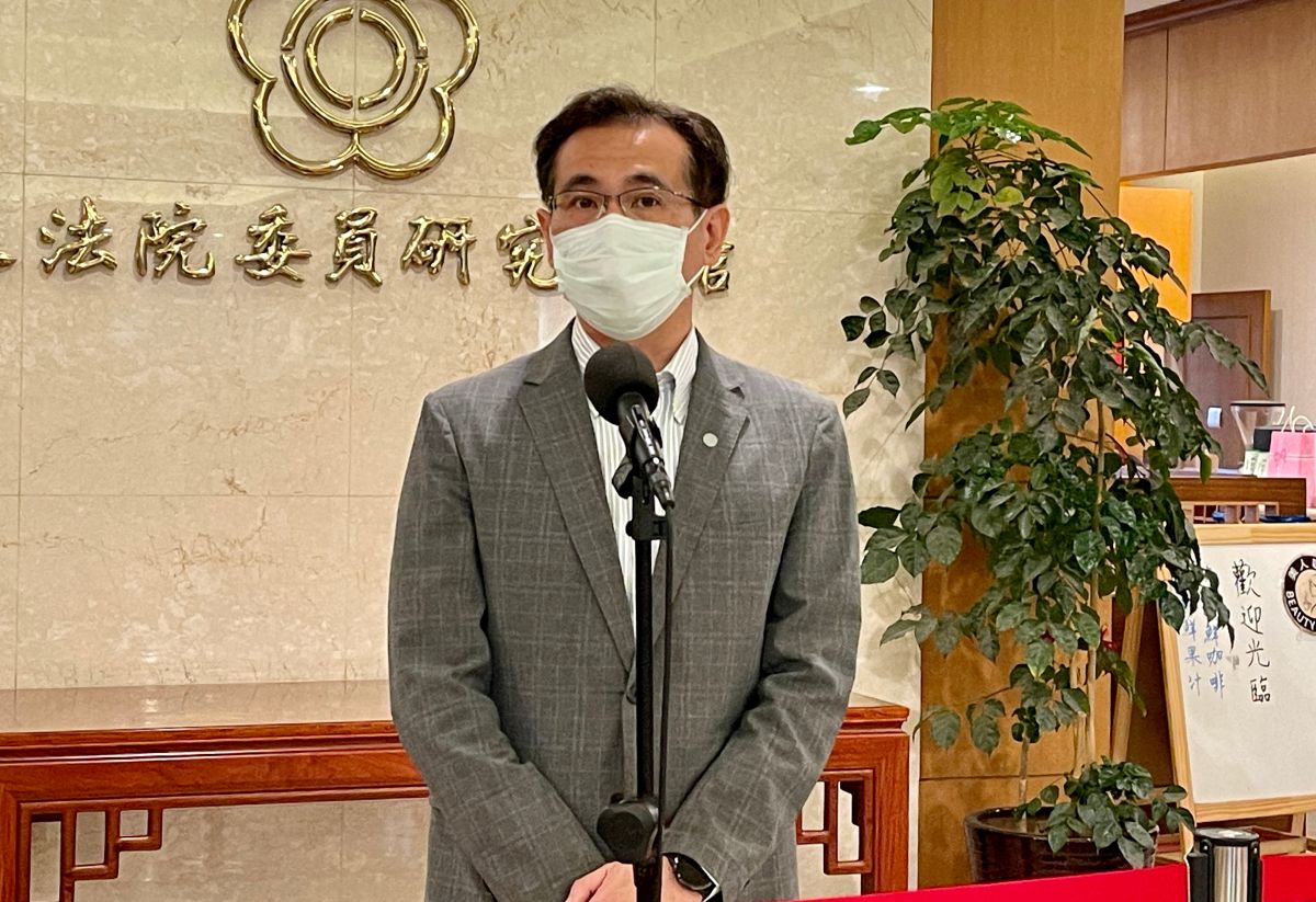 ▲立委鄭運鵬指出，對民進黨而言，延續鄭文燦政績並勝選是前提。（圖／記者王敏旭攝，2022.06.15）