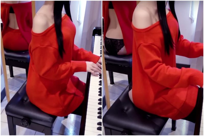 Pan Piano又出招！新片玩「透視特效」 性感腰身全都露 | 新奇 | NOWnews今日新聞