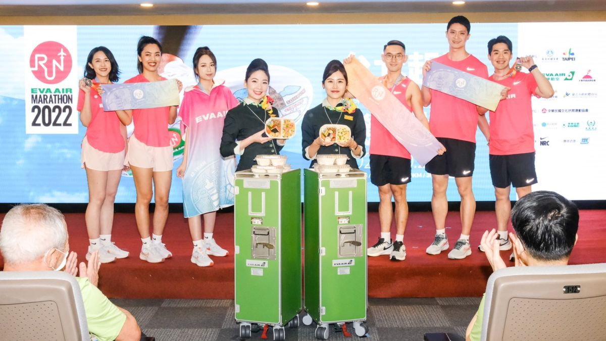 ▲「長榮航空城市觀光馬拉松」將於今年10月23日於總統府前開跑，首屆全程馬拉松組別隆重登場，今（15）日於張榮發基金會國際會議中心舉辦宣告記者會。（圖／長榮提供）