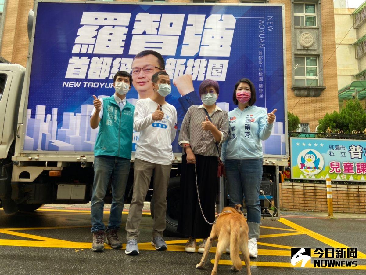 ▲羅智強說，計較民調沒有意義，要角逐未來的市長大位，首先就要先透過自己自己的影響力去解決問題。（圖／記者李春台攝，2022.06.15）