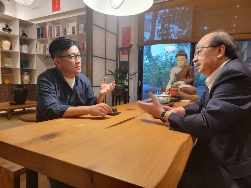 ▲柯建銘與鄭宏輝(圖/翻攝自鄭宏輝臉書)