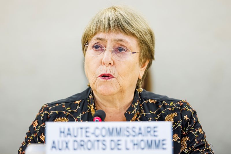 ▲聯合國人權事務高級專員巴舍萊（Michelle Bachelet）將於8月底卸任前，發表一份關於新疆的報告，各界對此期待已久。資料照。（圖／美聯社／達志影像）
