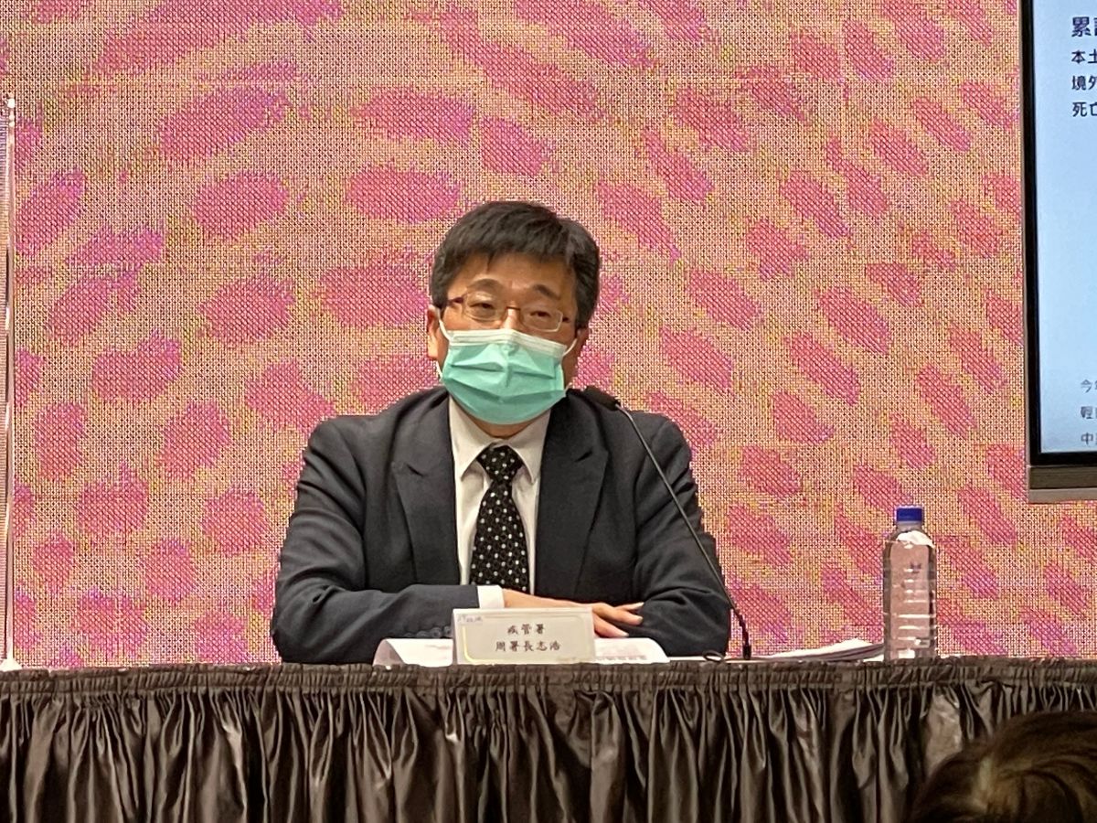 ▲疾病管制署長周志浩說，本周新增確診案例數較前一周下降10％，北北基宜下降20％。（圖／記者王敏旭攝，2022.06.16）