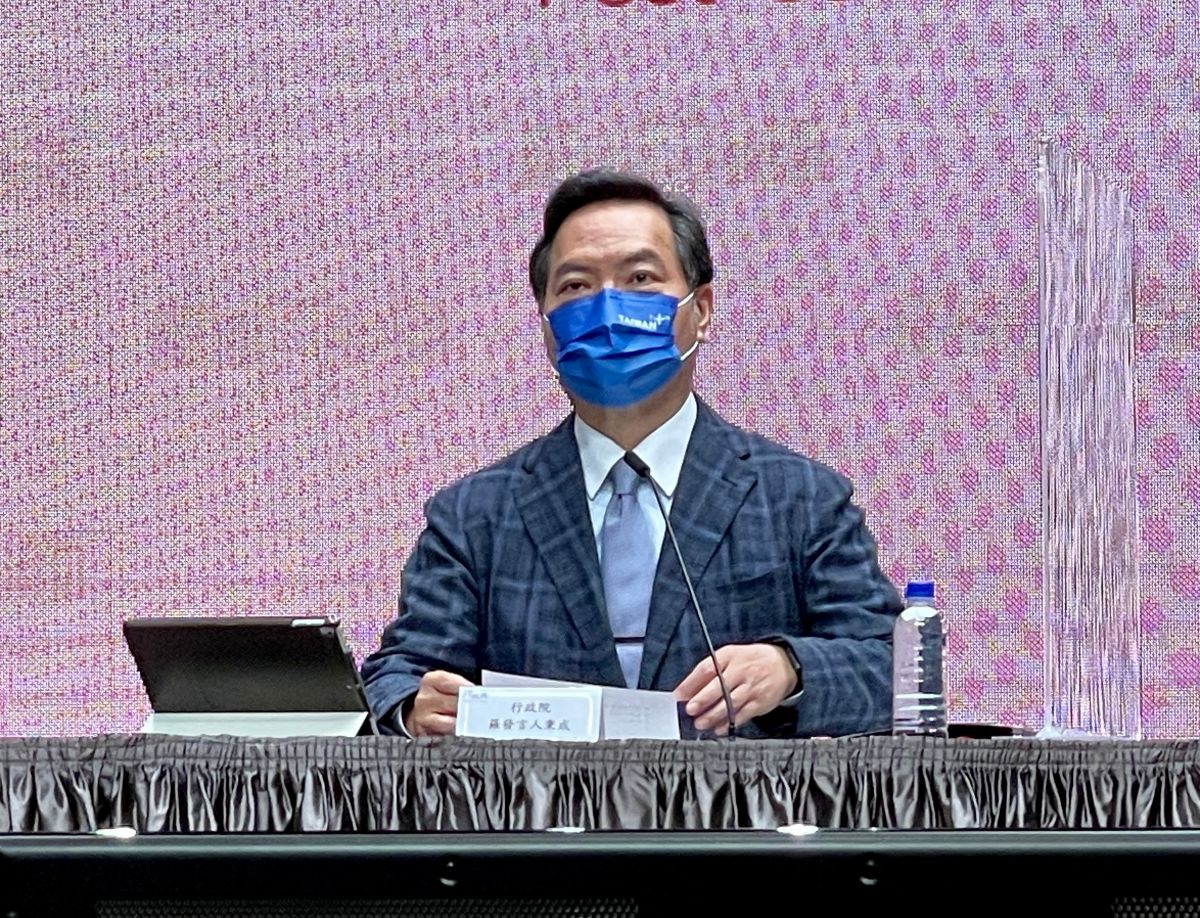 ▲行政院發言人羅秉成指出，若無法解除，就不排除向WTO申訴。（圖／記者王敏旭攝，2022.06.16）