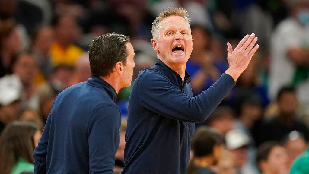 ▲勇士主帥Steve Kerr。（圖／美聯社／達志影像）