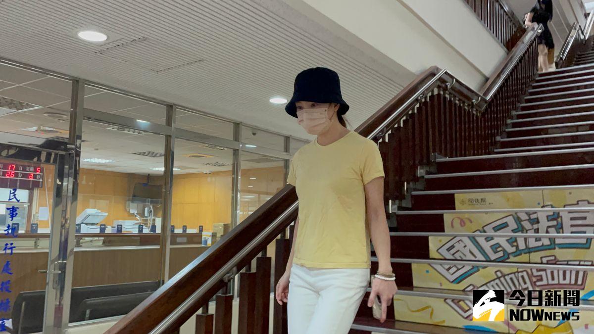 ▲「最美博士」許藍方親自赴北院出庭。（圖／記者潘千詩攝，2022.06.17）