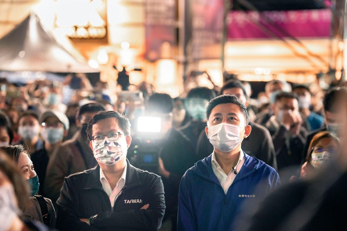 ▲桃園市長鄭文燦（左）任期屆滿，新竹市長林智堅確定轉戰桃園，力拚接棒延續綠色執政。（圖／翻攝自林智堅臉書）