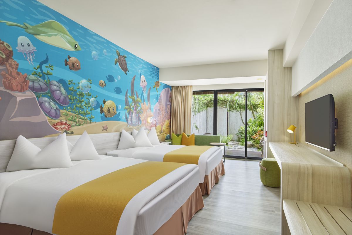 ▲振興國旅方案7月15日起跑，自由行旅客，平日每房每晚最高補助1300元。（示意圖／墾丁凱撒大飯店提供）