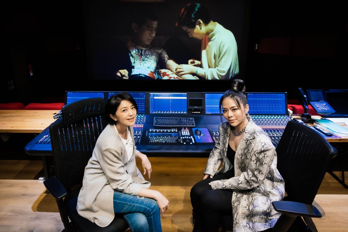 ▲李欣芸（左）、嘻哈歌手夏沐（右）共同為《少年吔，安啦！》製作致敬原聲帶。（圖／牽猴子提供）