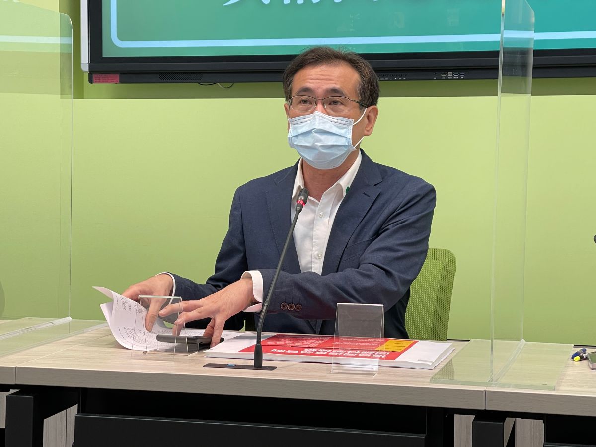 ▲民進黨立法院黨團幹事長鄭運鵬指出，搞不好未來柯文哲會提議要「兩岸高鐵、鐵路」。（圖／記者王敏旭攝，2022.06.20）