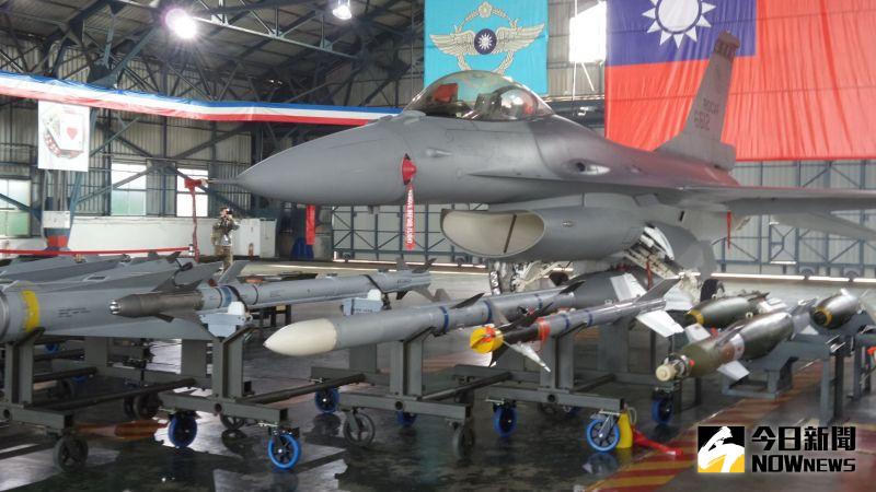 ▲嘉義基地F-16V戰機。(圖／記者呂炯昌攝)