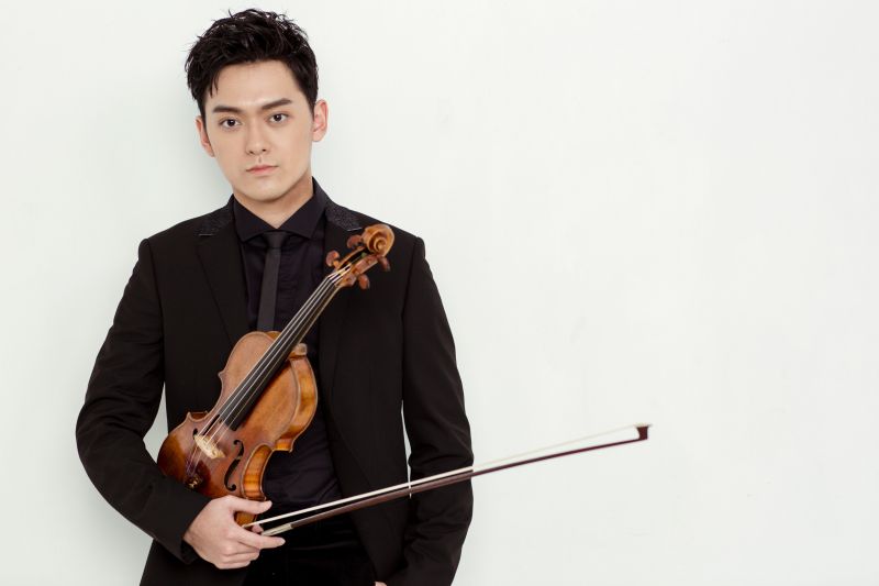 ▲知名小提琴家曾宇謙將在奇美博物館舉辦音樂會（圖／環球音樂提供）