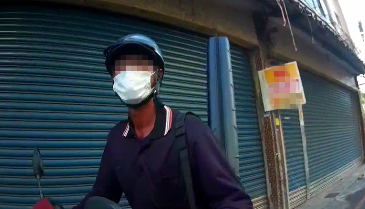 ▲張男發現自己被通緝在案，一臉狐疑驚呼:「我不知道被通緝啊！」。（圖／記者郭凱杰翻攝）