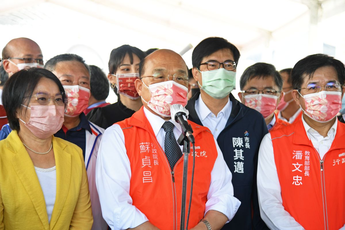 ▲行政院長蘇貞昌指出，該檢討的地方就要檢討，才能阻止憾事的發生。（圖／行政院提供）