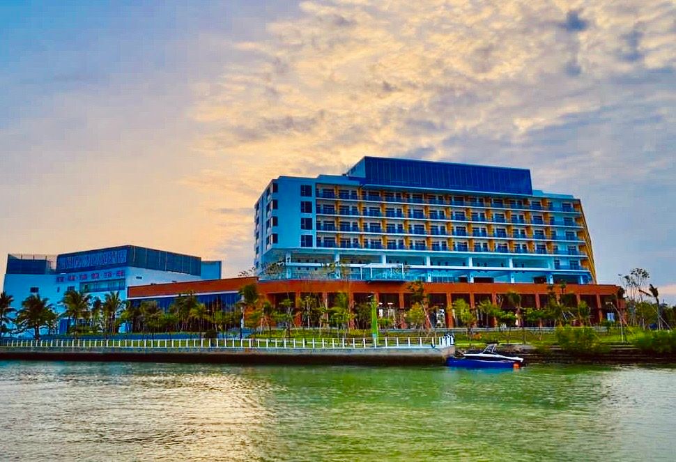 ▲福爾摩沙遊艇酒店為台南第一個飯店BOT案，將成為安平新地標（圖／記者林怡孜攝，2022,06,21）