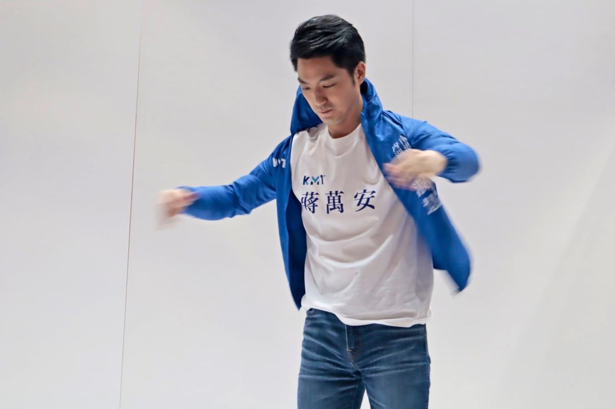 ▲國民黨台北市長參選人蔣萬安發言爭議不斷。（圖／翻攝自蔣萬安臉書）