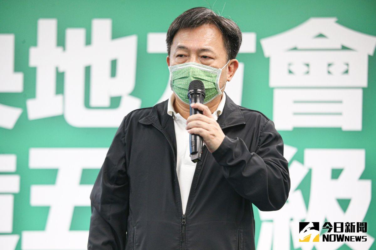 ▲林錫耀說，民進黨不見得每個縣市都會提名，但會加快腳步，只要人選適當且時機成熟，隨時都會完成程序。（圖／記者葉政勳攝，2022.06.22）