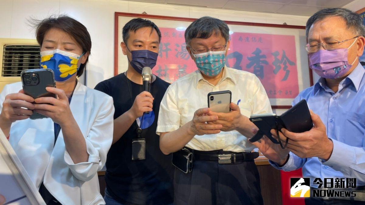 ▲針對金廈大橋議題遭陸委會批評「無知荒謬」，台北市長柯文哲22日回應，表示總統蔡英文於2016年也提過，「罵柯文哲等於罵小英？」（圖／記者丁上程攝，2022.06.22）