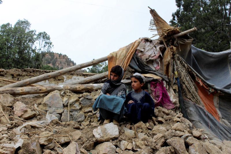 ▲阿富汗向來深受天然災害衝擊，包括東部6月造成逾千人喪生的地震。資料照。（圖／美聯社／達志影像）