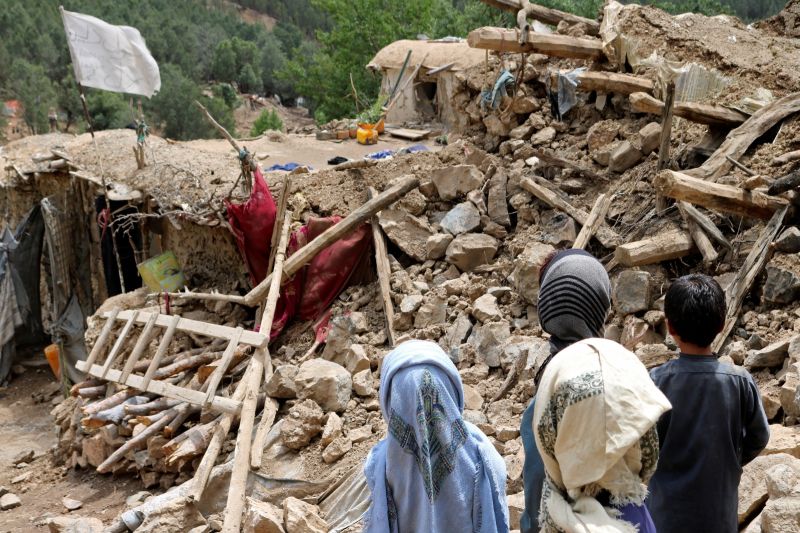 ▲阿富汗強震造成至少千人喪生、3000人受傷。（圖／美聯社／達志影像）