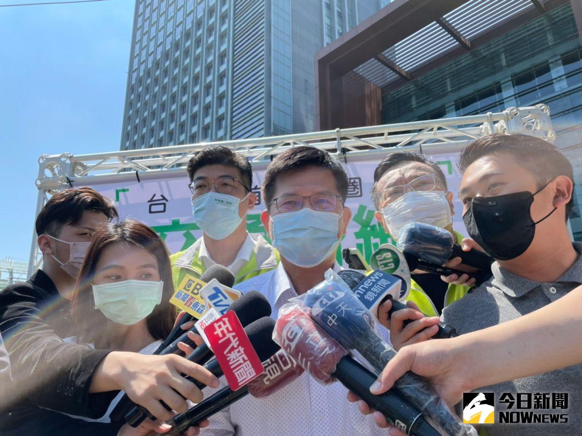 ▲林佳龍表示，不會覺得台北市長選舉不公平或擔心一場空，因為參與就有意義，希望用比較清新的力量，逐步影響首都選舉的討論。（圖／記者黃宣尹攝，2022.06.23）