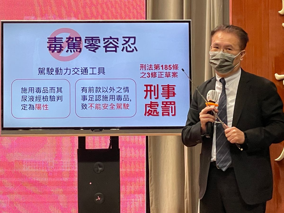 ▲行政院會今拍版定案，將毒駕行為執法標準明確化並全面開罰。（記者王敏旭攝，2022.06.23）