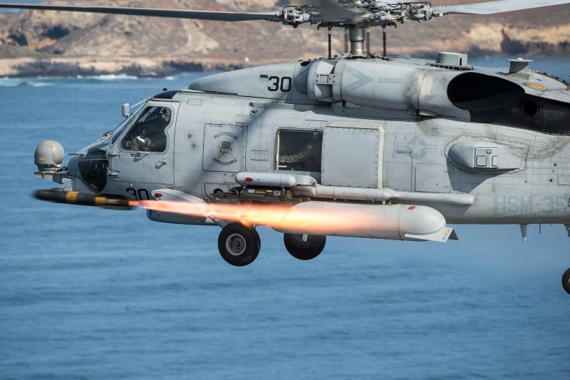 ▲美國海軍MH-60R海鷹直升機。(圖／美國海軍)