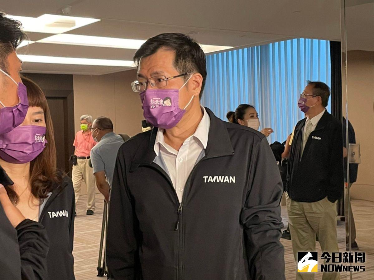 ▲羅致政表示，民進黨在新北市有9席立委，絕非所謂的艱困選區。（圖／記者黃宣尹攝，2022.06.23）