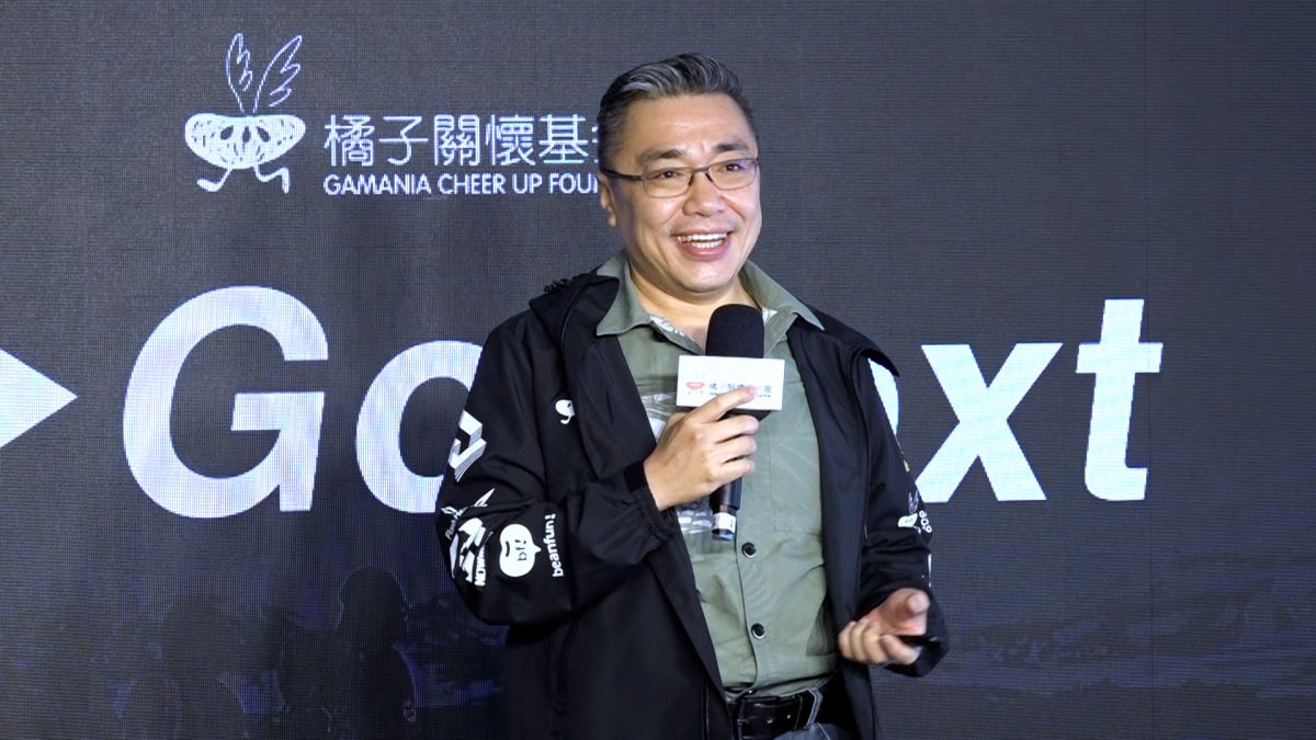 ▲橘子關懷基金會創辦人劉柏園表示，冒險不是要做多大的事，而是跳脫舒適圈，就是一種有價值的冒險。（圖／記者朱永強攝，2022.6.23）