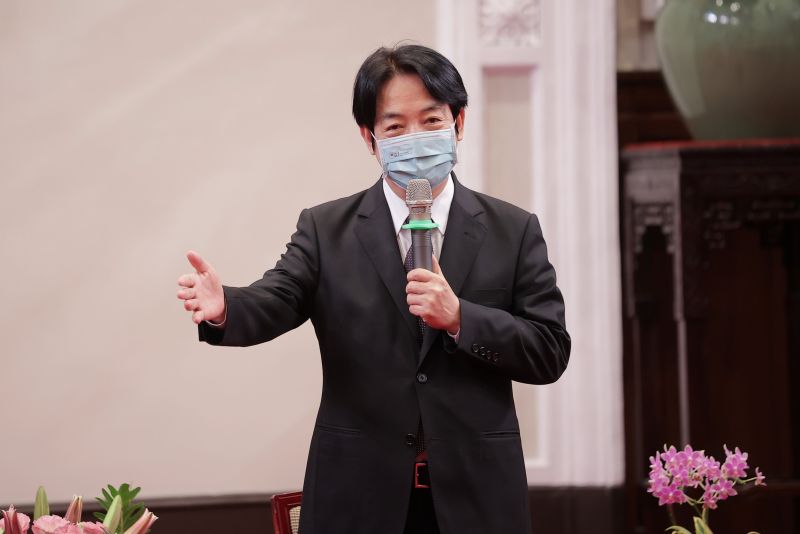 ▲賴清德參選民進黨主席,也被視為代表民進黨參選2024總統的大熱門。(圖/總統府提供)