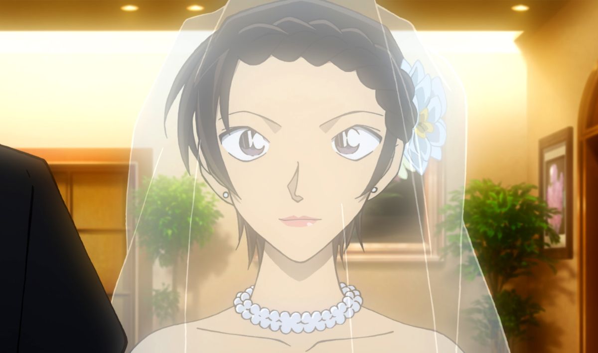 ▲《名偵探柯南 萬聖節的新娘》演出高木與佐藤的愛情故事。（圖／普威爾國際）