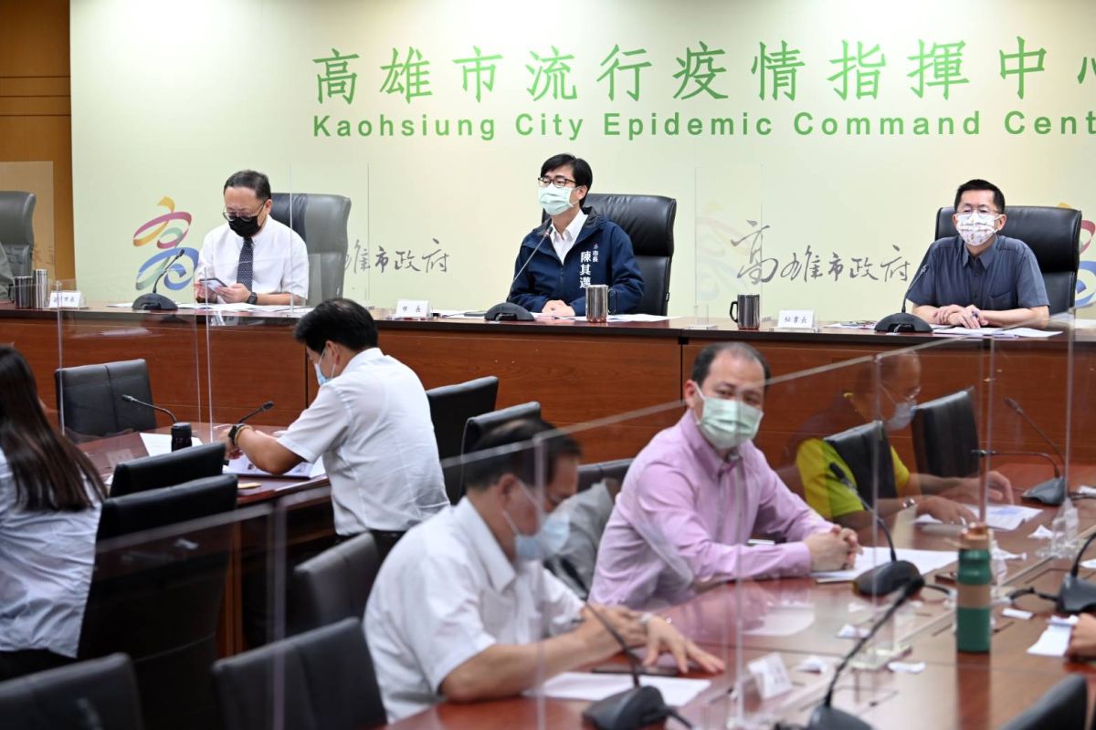 ▲陳其邁表示，治安最重要還是人民的感受，期許警察局要戰戰兢兢，做好每一項治安工作。(圖／高市府警察局提供)