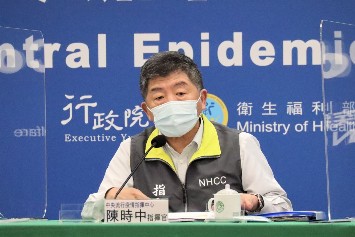 ▲針對被周玉蔻爆料參選台北市長，陳時中直言，「我完全沒跟她談過這些事。」（圖／指揮中心）