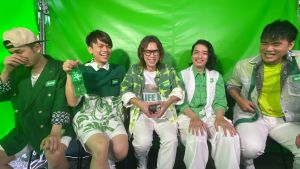 YouTuber 界天團「七月半」今(24)因「雪碧酷爽音樂車」活動再度合體。(圖/記者周淑萍攝) ▲YouTuber 界天團「七月半」今(24)因「雪碧酷爽音樂車」活動再度合體。(圖/記者周淑萍攝)