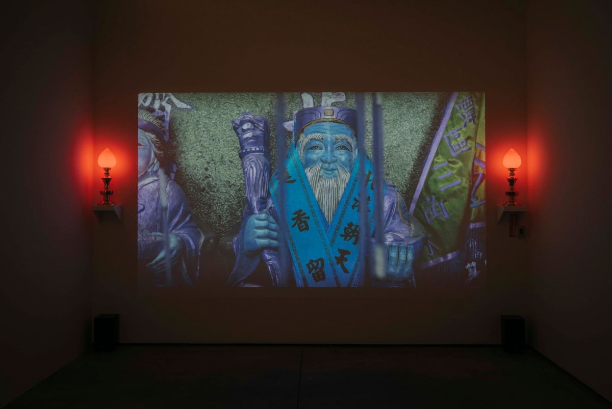 ▲圖為藝術家梁廷毓的「斷頭之河」（圖／南美館提供）