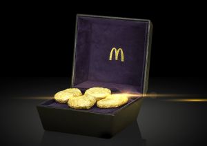 ▲麥當勞曾送出，價值100萬的「黃金麥克鷄塊」。（圖／麥當勞官網）