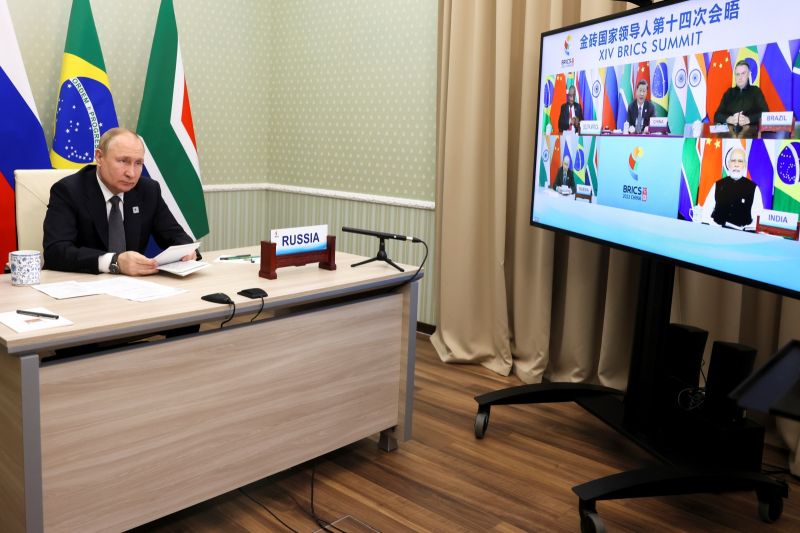 金磚五國領袖峰會閉幕宣言　呼籲俄烏進行對話
