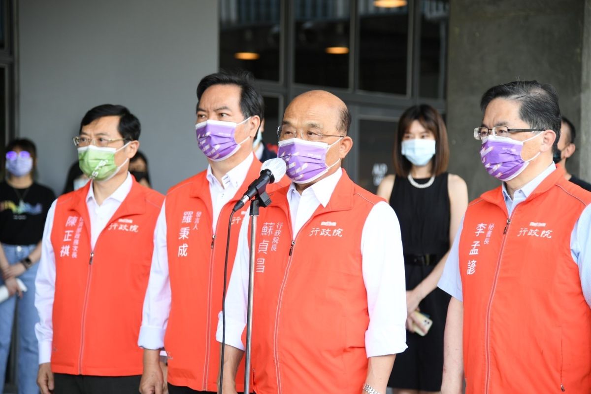 ▲石斑魚遭中國禁輸入，行政院長蘇貞昌說，大家都知道一起努力，才能對抗中國的無理。（圖／行政院提供）