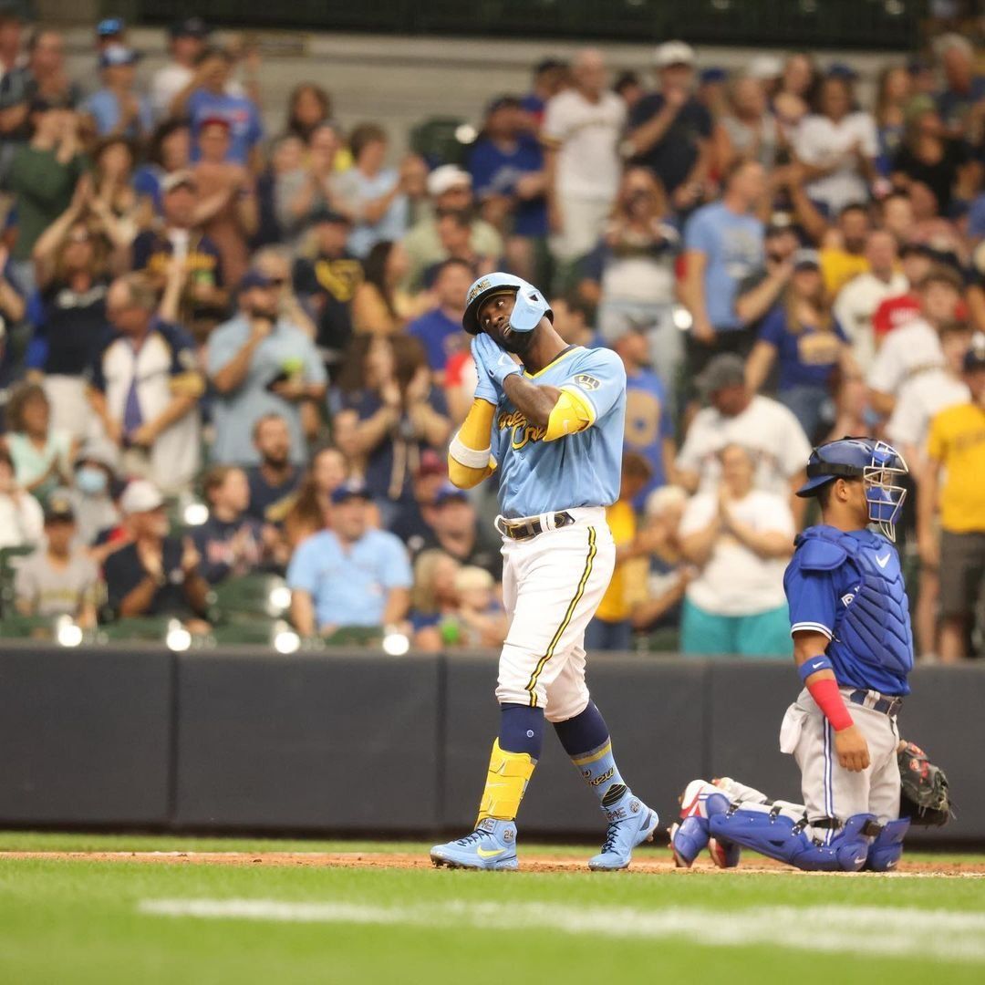 ▲McCutchen開轟後模仿Curry(圖/McCutchen instagram)