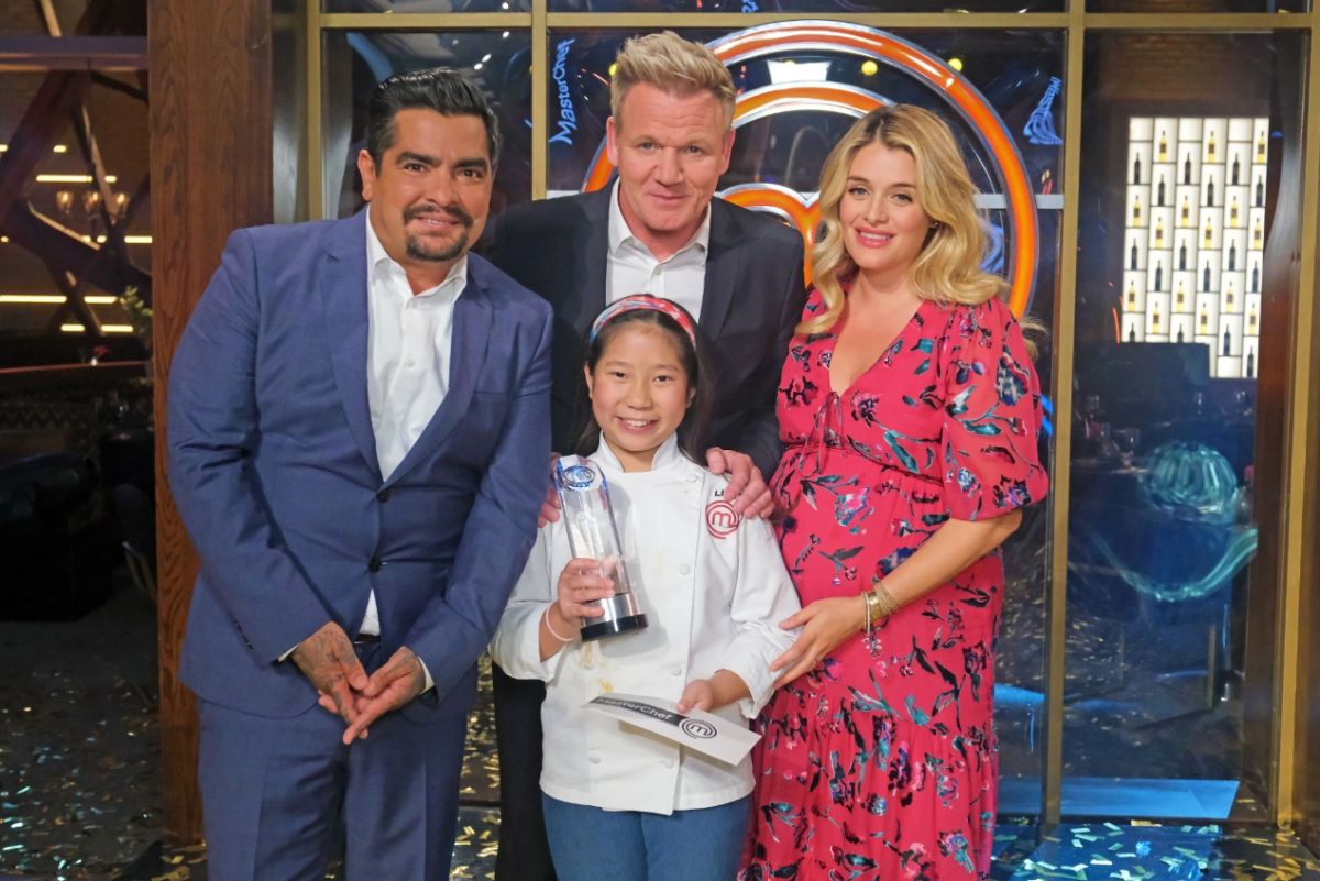 ▲「小小頂級廚師美國版」第8季冠軍台裔女童朱如茵忍了3年，終於能在節目23日播畢後和親友分享喜悅。（圖／翻攝自「小小頂級廚師美國版」推特）