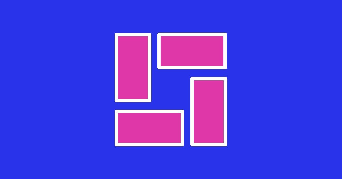 ▲你覺得圖中的四個長方形看起來像什麼？答案將測出你的「精神年齡」。（圖／翻攝《shinri》）