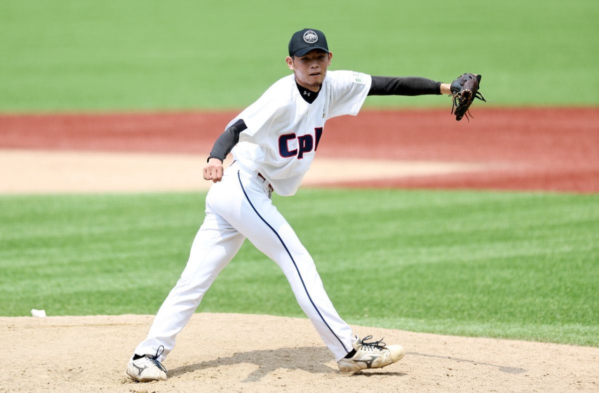 ▲曾品洋狂飆153公里。（圖／中職提供）