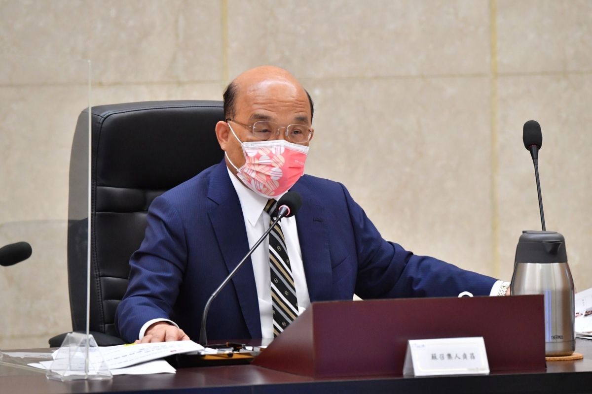 ▲蘇貞昌表示，，美國給台灣更大的支持，台灣非常感謝。（圖／行政院提供）