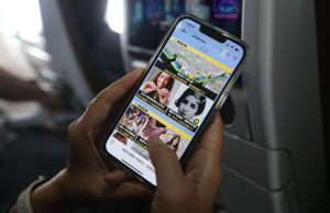 星宇航空機艙內都有Wi-Fi可使用,但經濟艙限制為10M。(圖/記者葉政勳攝) ▲星宇航空機艙內都有Wi-Fi可使用,但經濟艙限制為10M。(圖/記者葉政勳攝)