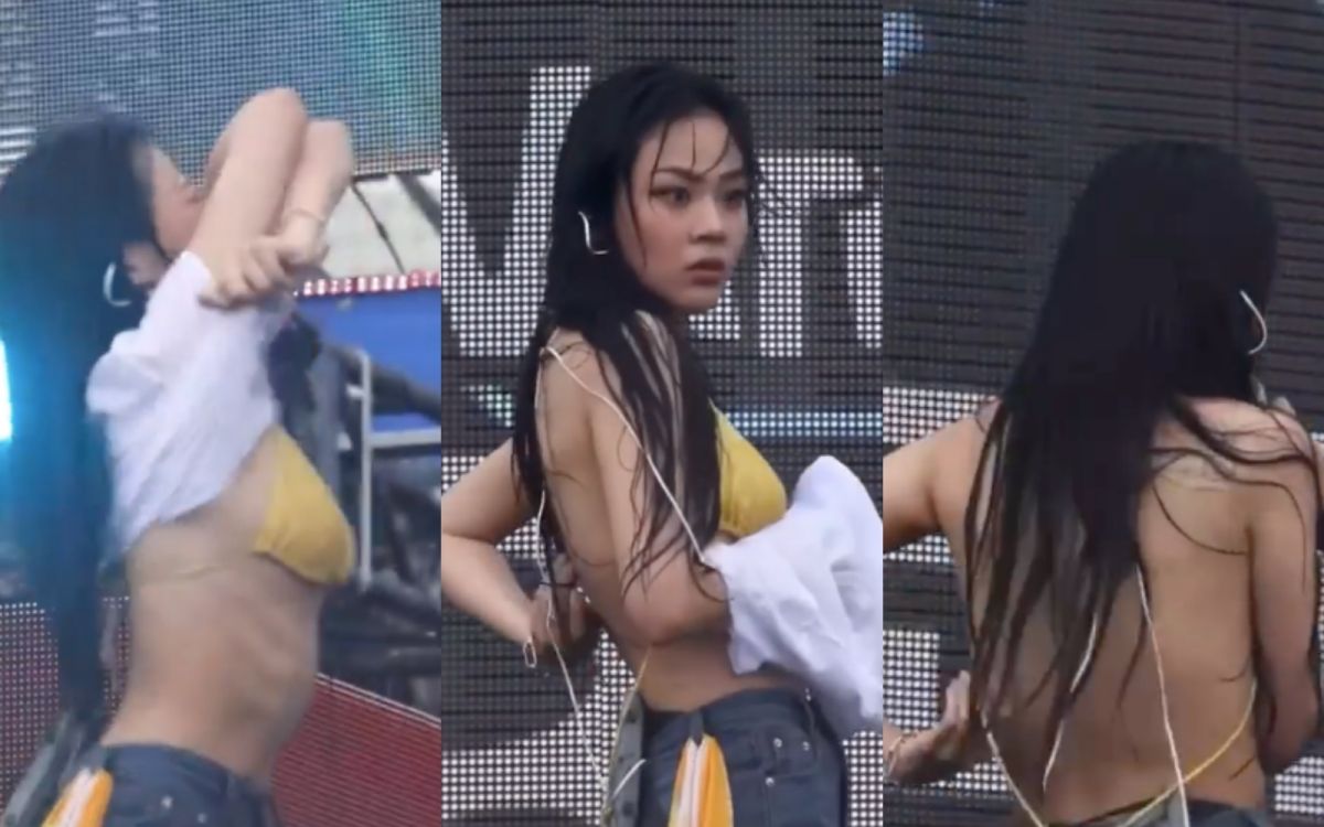 走光 女偶像舞台上「比基尼直接彈掉」！走光到嚇傻畫面曝光| 火線NOW星聞| 娛樂| NOWnews今日新聞