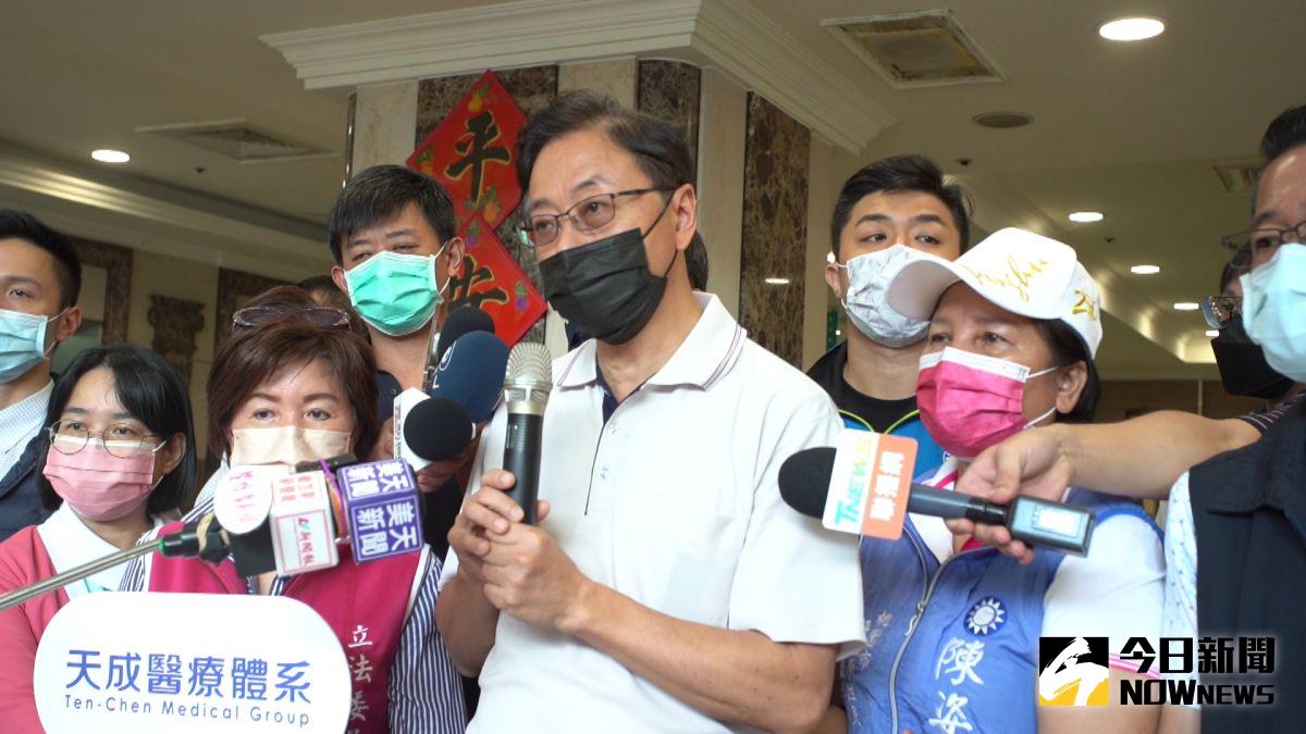 ▲張善政希望電費調漲之後，民進黨政府要督促好台電不能再亂停電，因為貴又沒有品質的電，民眾絕對不會接受。（圖／記者李春台攝，2022.06.28）