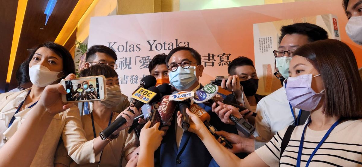 ▲劉櫂豪表示，台東、花蓮都被歸類艱困、沙漠地區，如果自己與Kolas被徵召參選台東及花蓮縣長，那必定全力以赴。（圖／記者黃宣尹攝，2022.06.28）