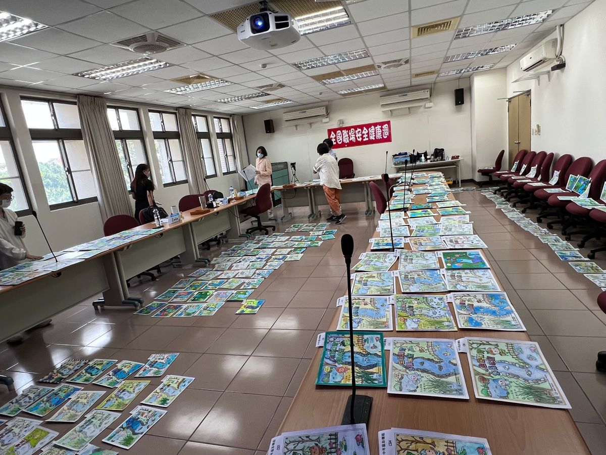 ▲農委會水保局南投分局舉辦「滴滴噠噠的異想水保」繪畫比賽，在全台引起熱烈迴響，總計有6千多件作品參賽。（圖／水保局南投分局提供）